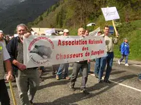 manifestation contre le loup 2009