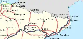 Réseau des Chemins de Fer SNCF en 1972