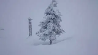 Gavarnie: après une chute de neige