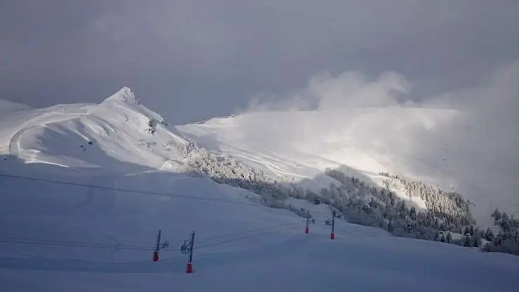 Gavarnie: après une chute de neige