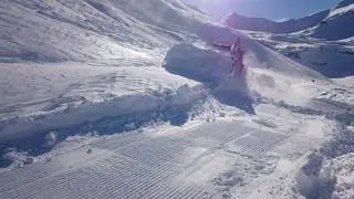 Gavarnie: après une chute de neige