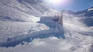Gavarnie: après une chute de neige