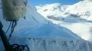 Gavarnie: après une chute de neige