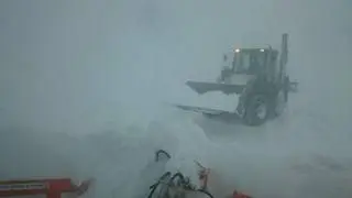 Gavarnie: après une chute de neige