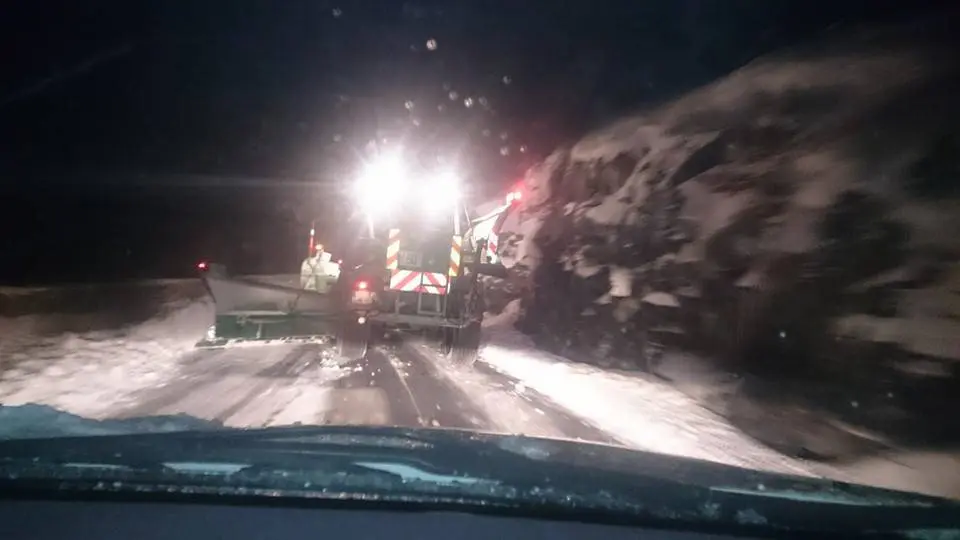 Gavarnie: après une chute de neige