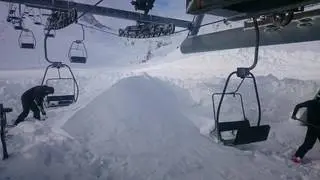 Gavarnie: après une chute de neige