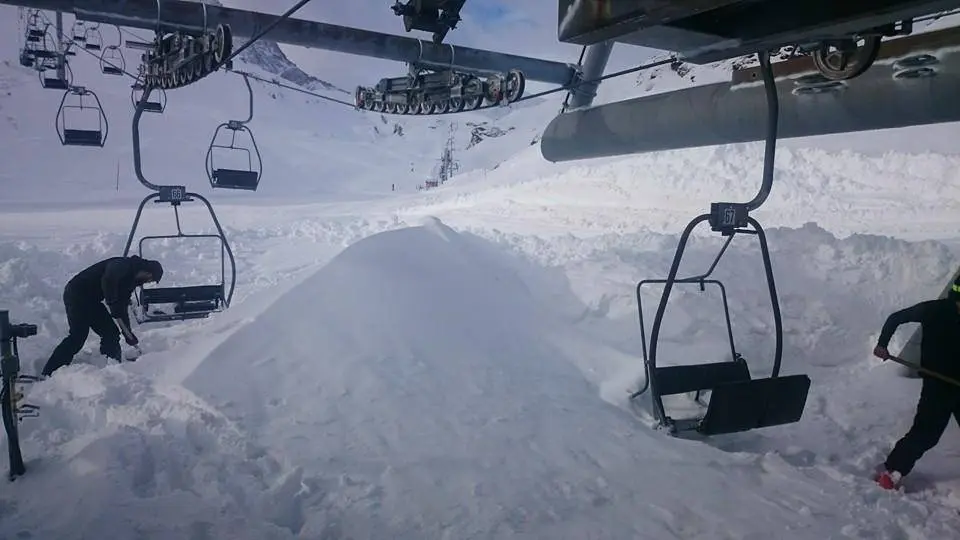 Gavarnie: après une chute de neige