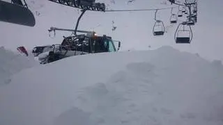 Gavarnie: après une chute de neige