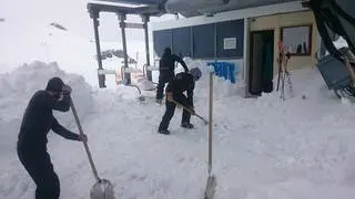 Gavarnie: après une chute de neige