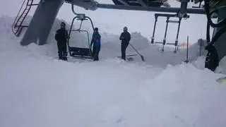 Gavarnie: après une chute de neige