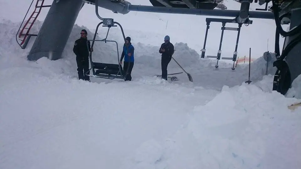 Gavarnie: après une chute de neige