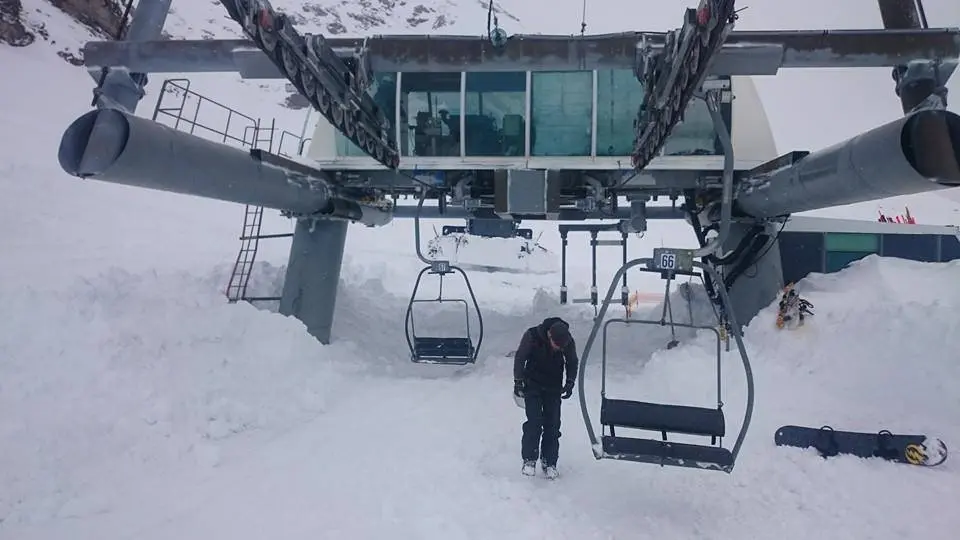 Gavarnie: après une chute de neige