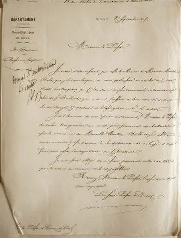Lettre préfet